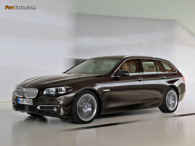 BMW 530d xDrive Touring Modern Line (F11) 2013 images (640 x 480)