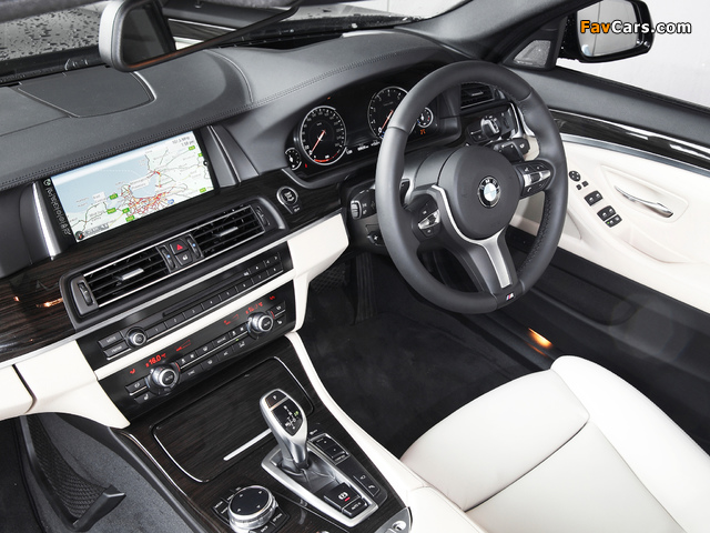BMW 550i Sedan M Sport Package AU-spec (F10) 2013 wallpapers (640 x 480)