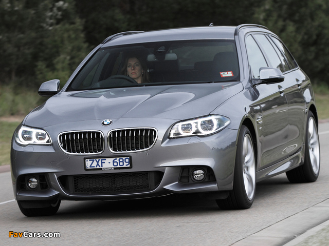 BMW 535i Touring M Sport Package AU-spec (F11) 2014 wallpapers (640 x 480)