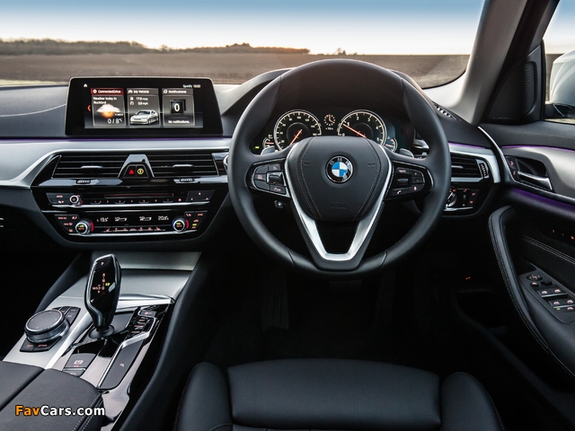 BMW 520d SE Sedan UK-spec (G30) 2017 images (640 x 480)