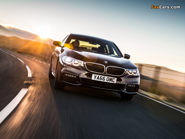 BMW 530i xDrive Sedan M Sport UK-spec (G30) 2017 photos (640 x 480)