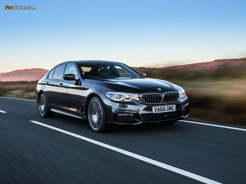 BMW 530i xDrive Sedan M Sport UK-spec (G30) 2017 pictures (800 x 600)