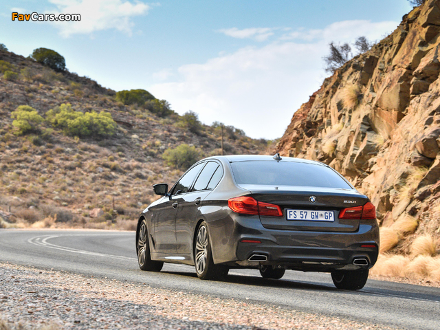 BMW 530i Sedan M Sport ZA-spec (G30) 2017 pictures (640 x 480)