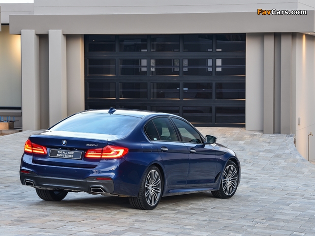 BMW 530d Sedan M Sport ZA-spec (G30) 2017 wallpapers (640 x 480)