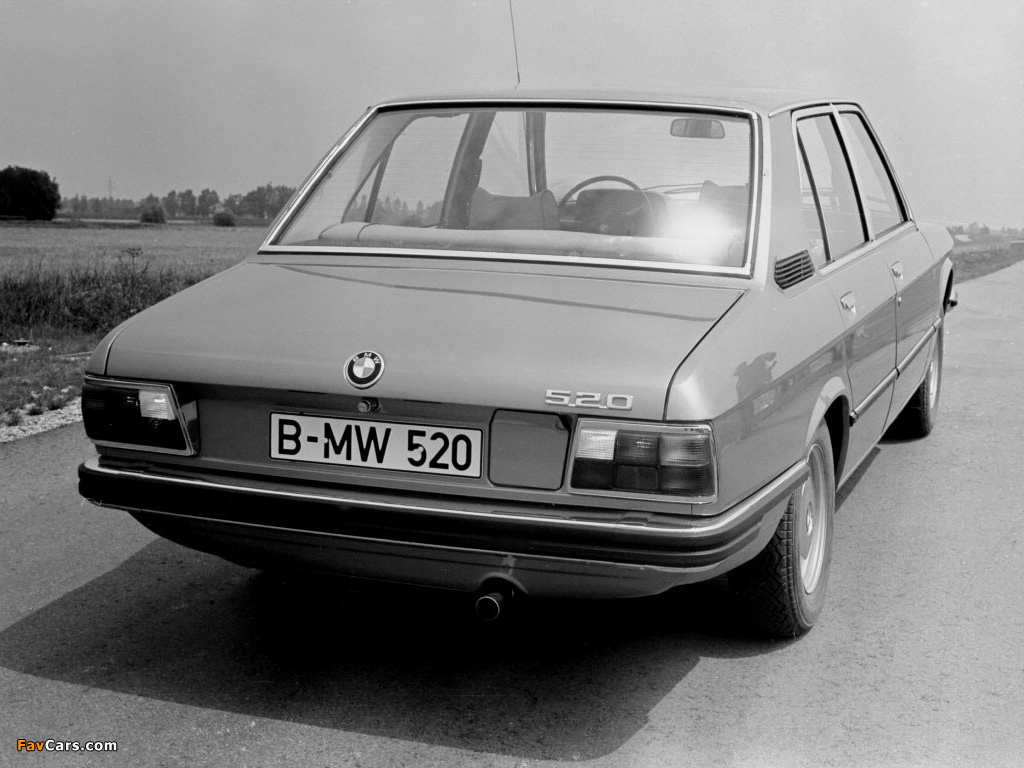 BMW 520 Sedan (E12) 1972–76 photos (1024 x 768)