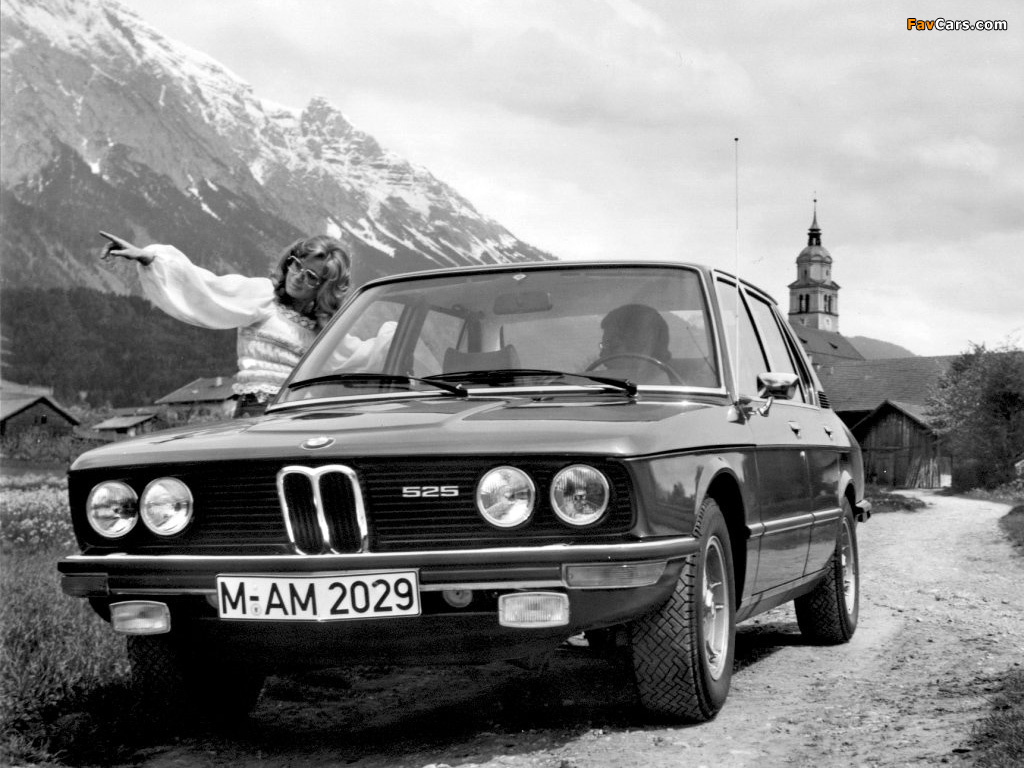 BMW 525 Sedan (E12) 1973–76 wallpapers (1024 x 768)