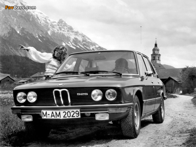 BMW 525 Sedan (E12) 1973–76 wallpapers (640 x 480)