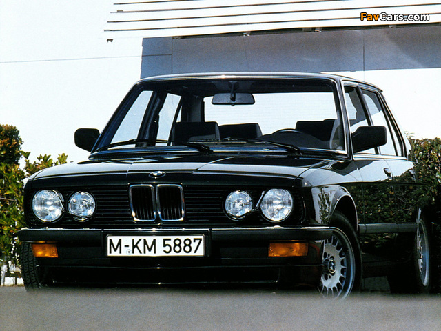 BMW 528i Sedan (E28) 1981–87 photos (640 x 480)