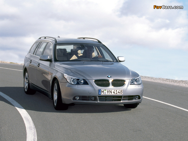 BMW 530d Touring (E61) 2004–07 photos (640 x 480)
