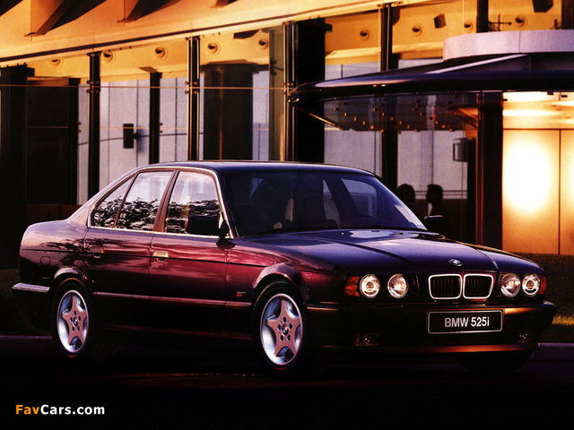 Images of BMW 525i Sedan (E34) 1994–95 (640 x 480)