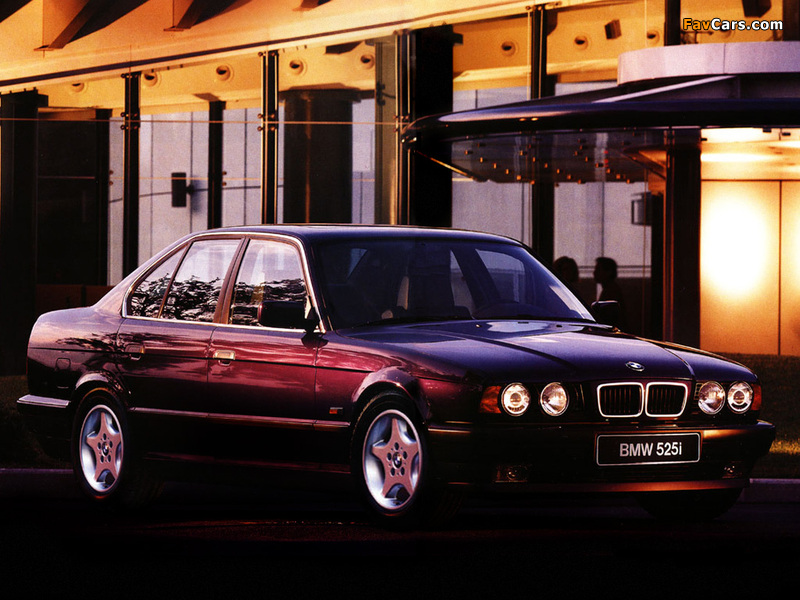 Images of BMW 525i Sedan (E34) 1994–95 (800 x 600)