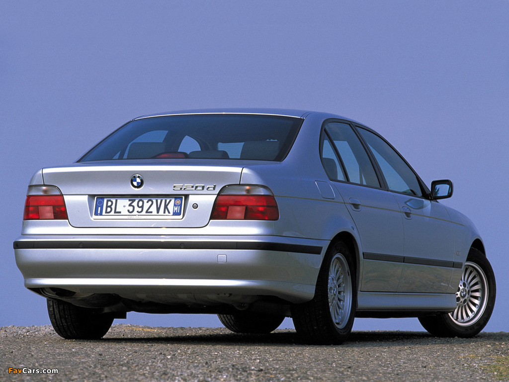 Images of BMW 520d Sedan (E39) 2000–03 (1024 x 768)