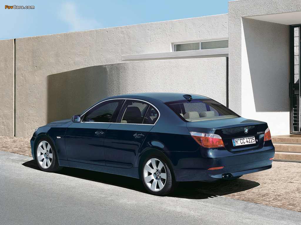 Images of BMW 525i Sedan (E60) 2003–07 (1024 x 768)