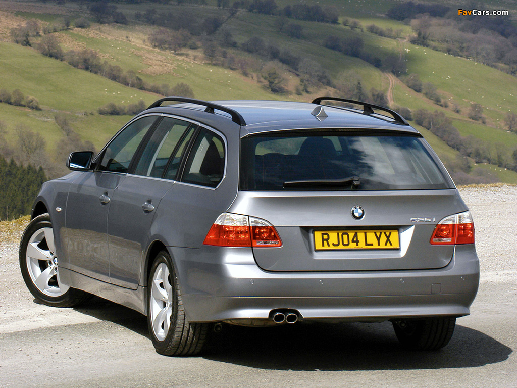 Images of BMW 525i Touring UK-spec (E61) 2004–07 (1024 x 768)