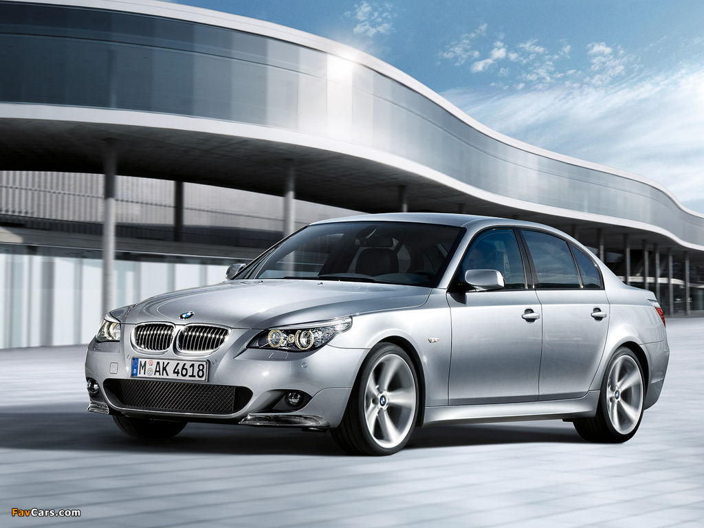 Images of BMW 535d Sedan M Sports Package (E60) 2005 (1024 x 768)