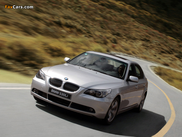 Images of BMW 530Li (E60) 2006–10 (640 x 480)