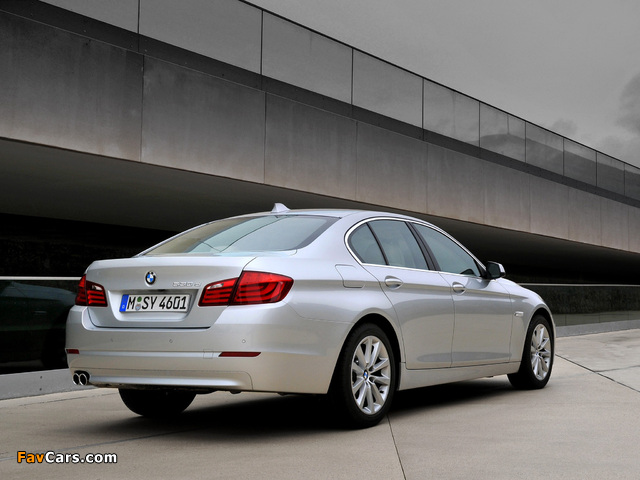 Images of BMW 530d Sedan (F10) 2010–13 (640 x 480)