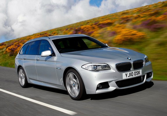 Images of BMW 525d Touring M Sports Package UK-spec (F11) 2010