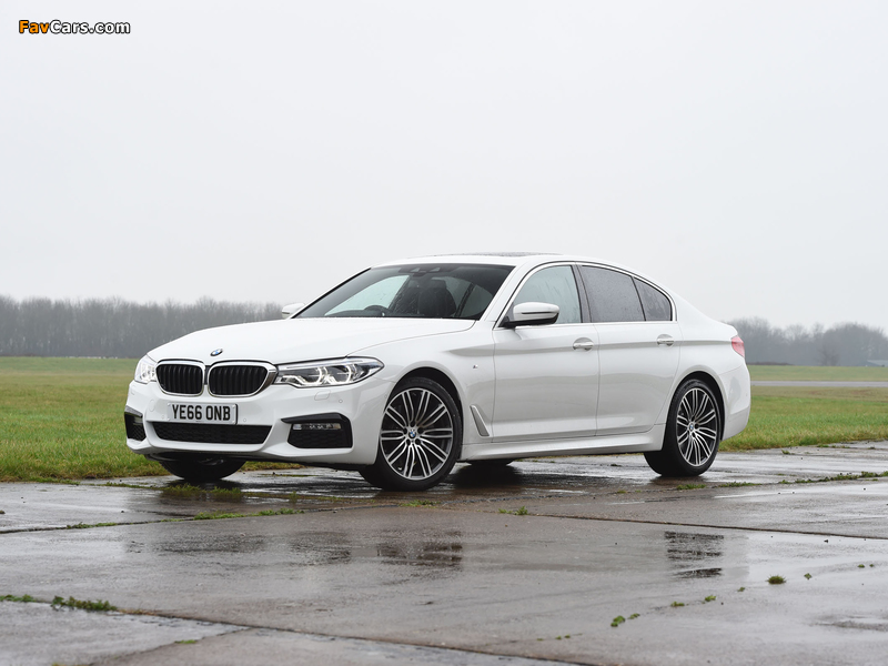 Images of BMW 520d xDrive Sedan M Sport UK-spec (G30) 2017 (800 x 600)