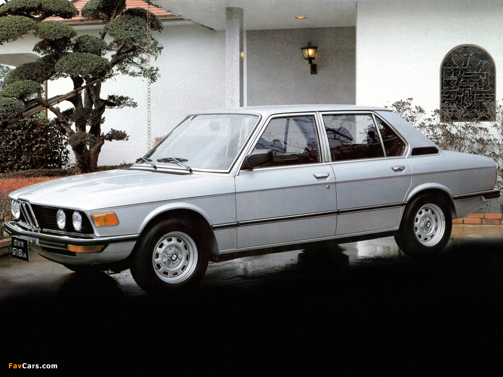 Photos of BMW 518iA Sedan JP-spec (E12) 1978–81 (1024 x 768)