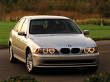 Photos of BMW 530i Sedan US-spec (E39) 2000–03