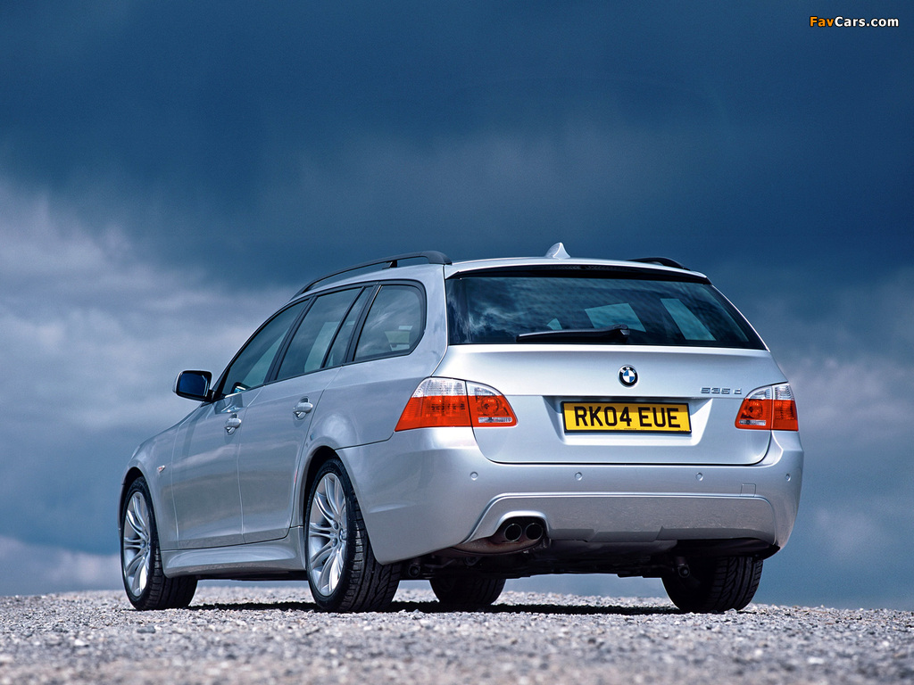 Photos of BMW 535d Touring M Sports Package UK-spec (E61) 2005 (1024 x 768)