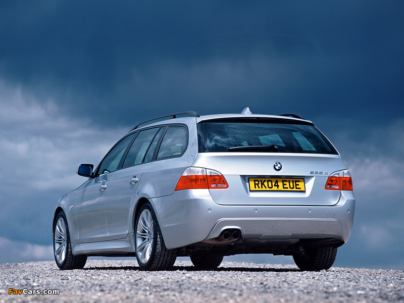 Photos of BMW 535d Touring M Sports Package UK-spec (E61) 2005 (800 x 600)