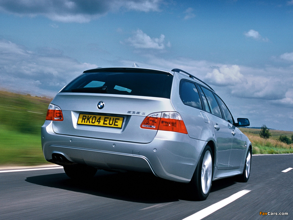 Photos of BMW 535d Touring M Sports Package UK-spec (E61) 2005 (1024 x 768)