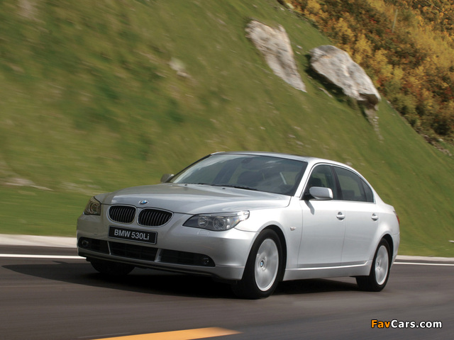 Photos of BMW 530Li (E60) 2006–10 (640 x 480)