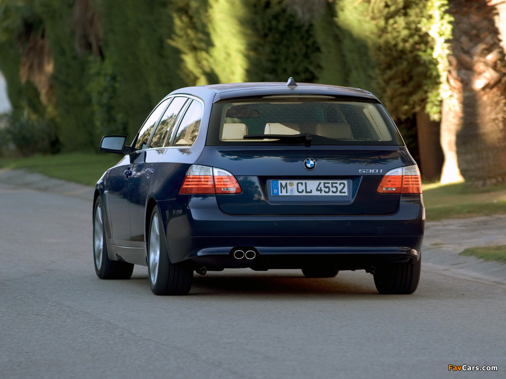 Photos of BMW 530i Touring (E61) 2007–10 (1024 x 768)