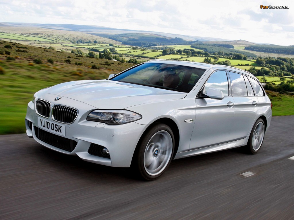 Photos of BMW 525d Touring M Sports Package UK-spec (F11) 2010 (1024 x 768)