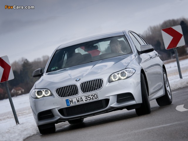 Photos of BMW M550d xDrive Sedan (F10) 2012 (640 x 480)
