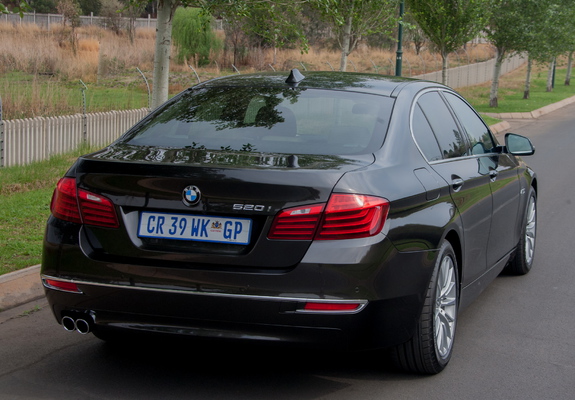 Photos of BMW 520i Sedan Luxury Line ZA-spec (F10) 2013
