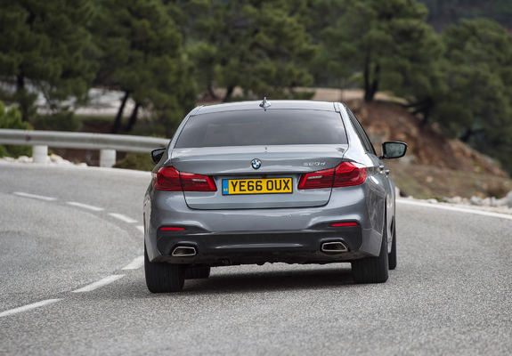 Photos of BMW 520d Sedan M Sport UK-spec (G30) 2017