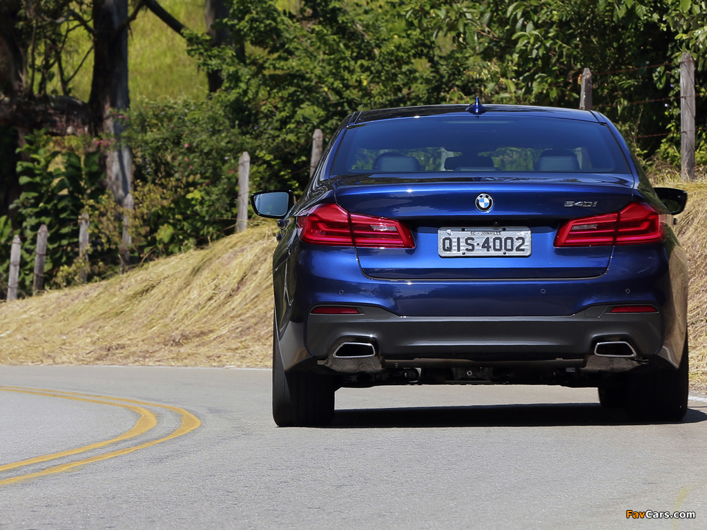 Photos of BMW 540i Sedan M Sport Latam (G30) 2017 (1024 x 768)