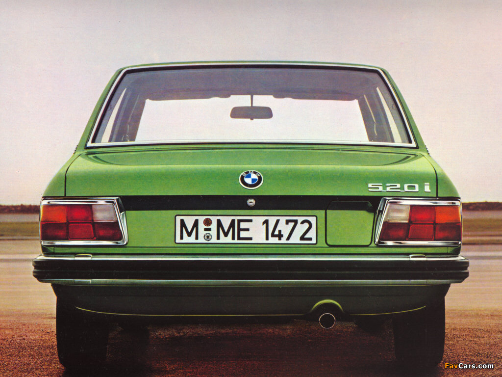 Pictures of BMW 520i Sedan (E12) 1972–76 (1024 x 768)