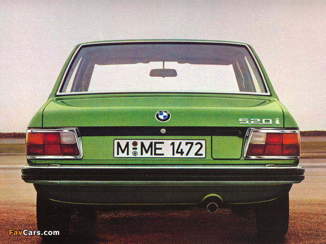 Pictures of BMW 520i Sedan (E12) 1972–76 (640 x 480)