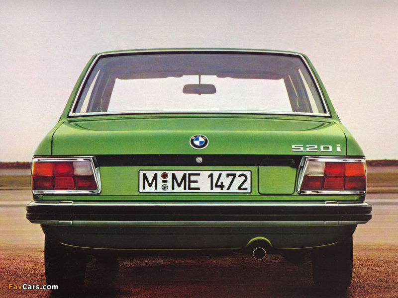 Pictures of BMW 520i Sedan (E12) 1972–76 (800 x 600)
