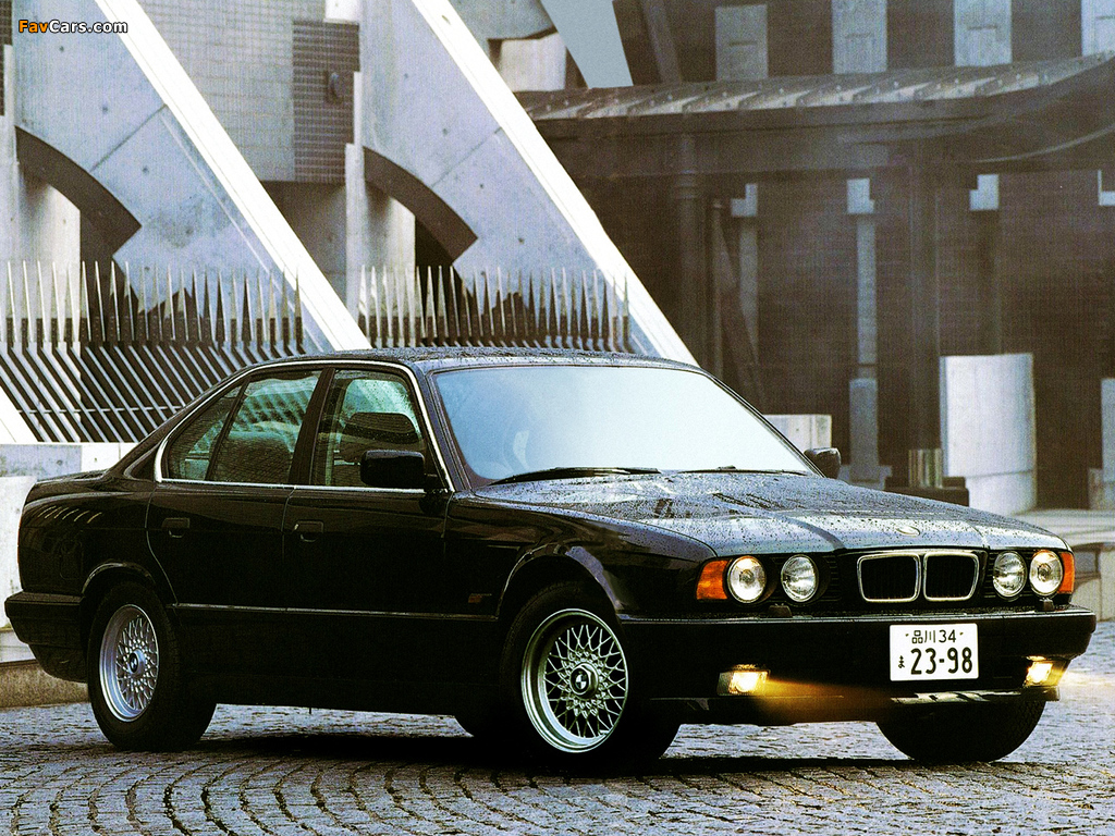 Pictures of BMW 5 Series Sedan JP-spec (E34) 1988–95 (1024 x 768)