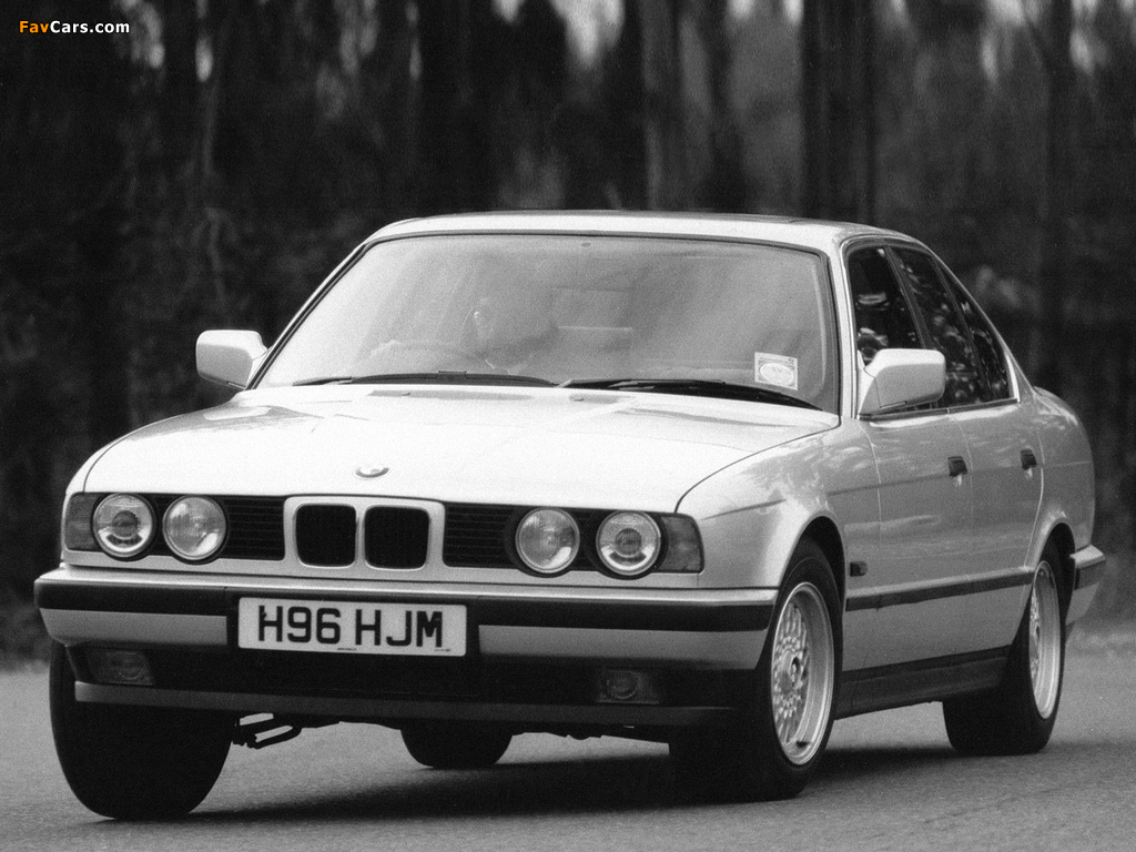 Pictures of BMW 5 Series Sedan UK-spec (E34) 1988–95 (1024 x 768)
