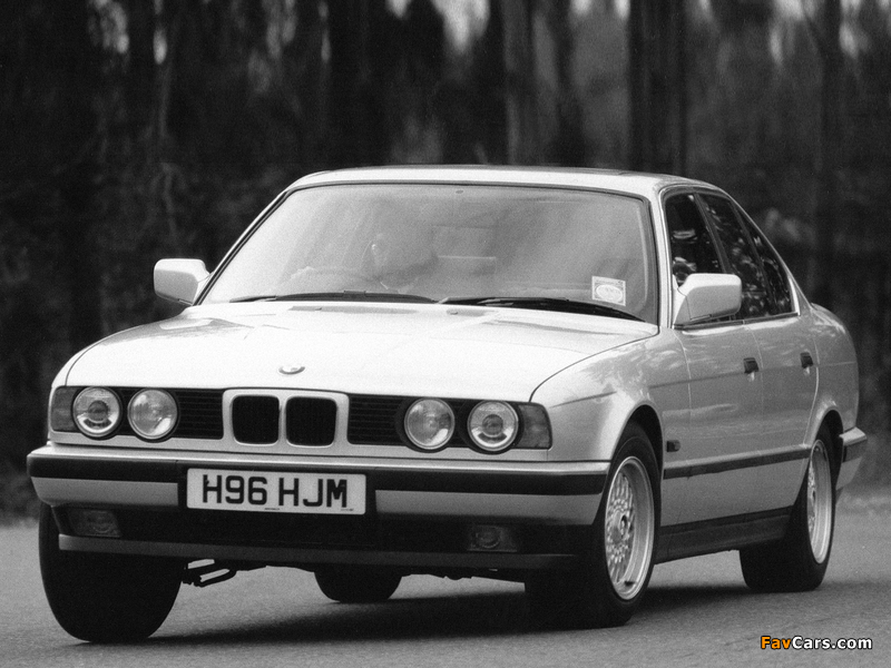 Pictures of BMW 5 Series Sedan UK-spec (E34) 1988–95 (800 x 600)