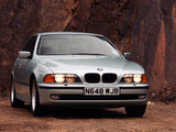 Pictures of BMW 540i Sedan UK-spec (E39) 1996–2000