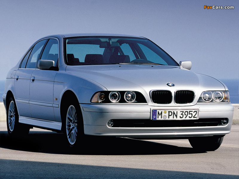 Pictures of BMW 520i Sedan (E39) 2000–03 (800 x 600)