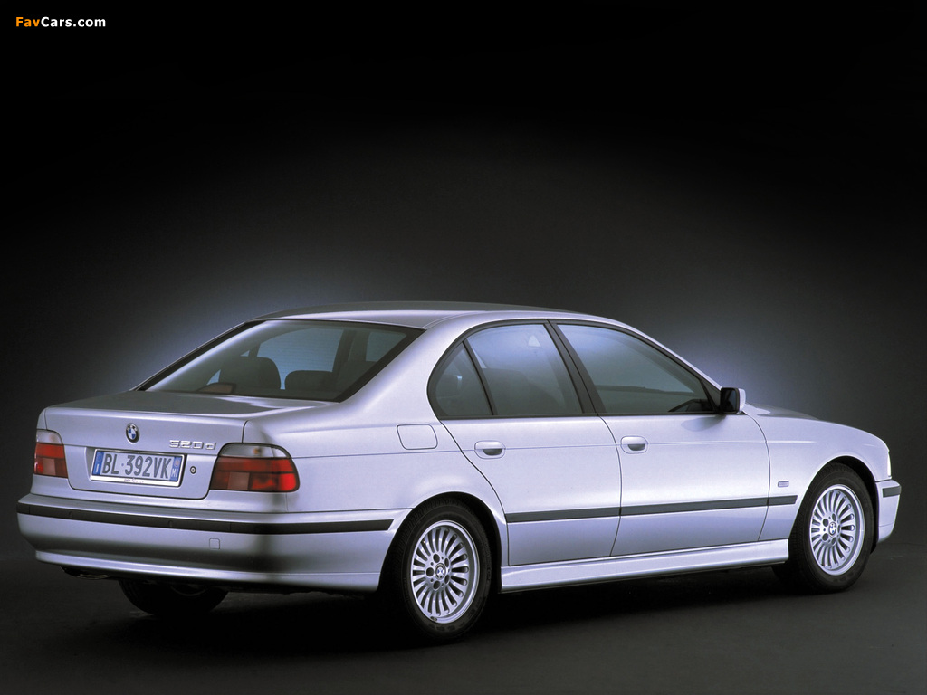 Pictures of BMW 520d Sedan (E39) 2000–03 (1024 x 768)