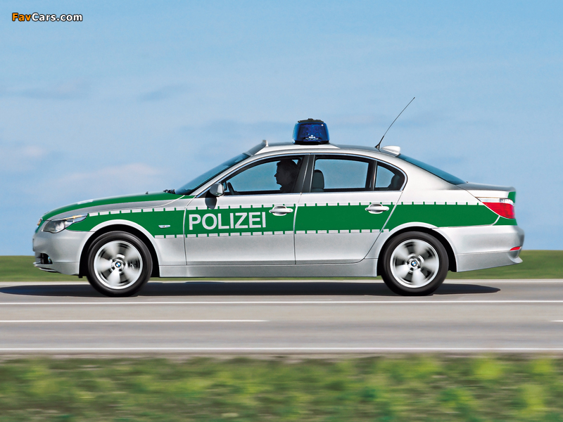 Pictures of BMW 5 Series Sedan Polizei (E60) 2003–07 (800 x 600)