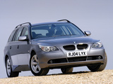 Pictures of BMW 525i Touring UK-spec (E61) 2004–07
