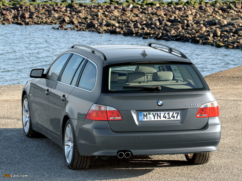 Pictures of BMW 545i Touring (E61) 2004–05 (1024 x 768)