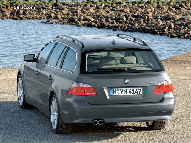 Pictures of BMW 545i Touring (E61) 2004–05 (640 x 480)