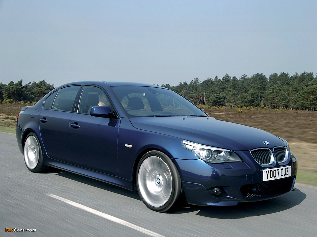 Pictures of BMW 535d Sedan M Sports Package UK-spec (E60) 2005 (1024 x 768)