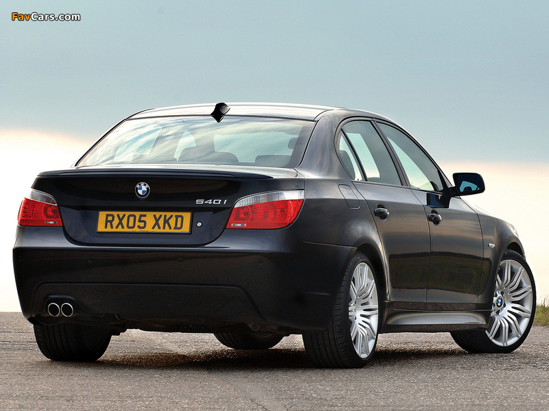 Pictures of BMW 540i Sedan M Sports Package UK-spec (E60) 2005 (800 x 600)